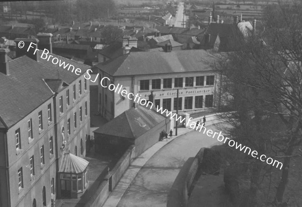 VIEW OF CONVENT FROM ROOF OF SILO